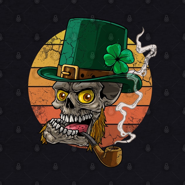 Irish Skeleton Leprechaun St Patrick's Day by E